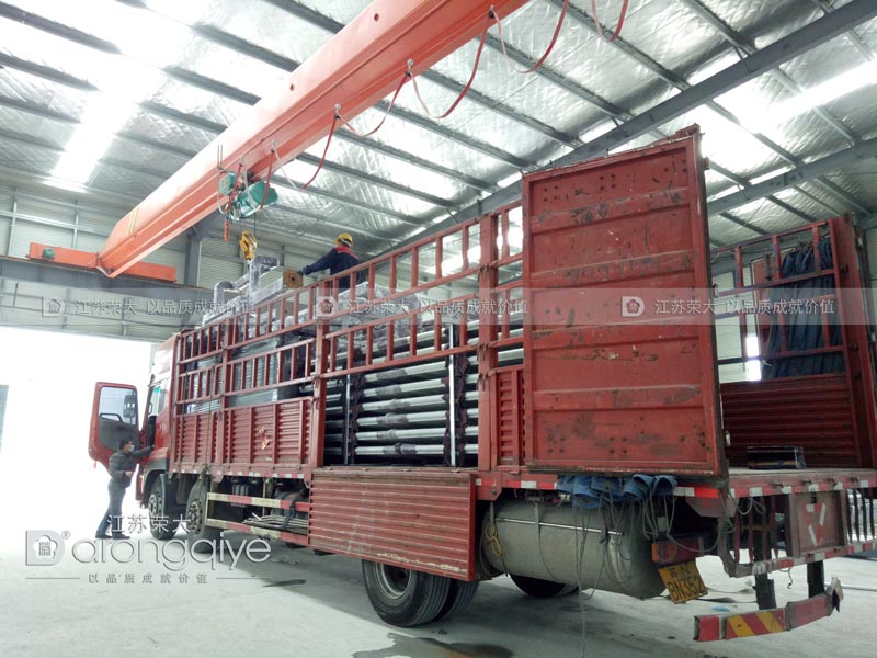 無錫公共自行車棚第二批發貨案例