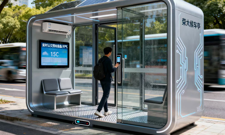 公交候車(chē)亭 公交候車(chē)亭